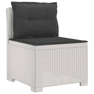 5-osobowa sofa ogrodowa z poduszkami w stylu rattanowym PP