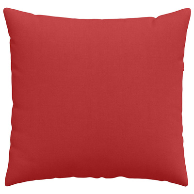Poduszki na sofę 2 pcs Czerwony 50 x 50 cm tkanina