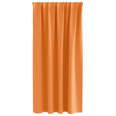 Firany blackout z kółkami 2 pcs Pomarańczowy 175 x 140 cm