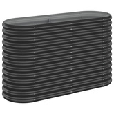 Podwyższona donica, stal malowana proszkowo 114x40x68 cm