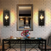 Kinkiet Abigali Retro Simple, czarny 1xE27