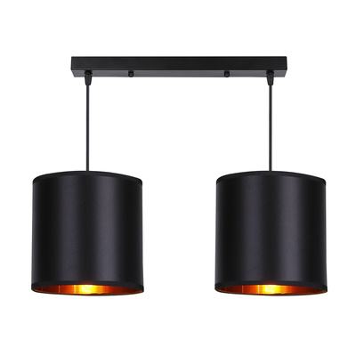 Lampa wisząca czarna 2xE27 Candida 32-00712