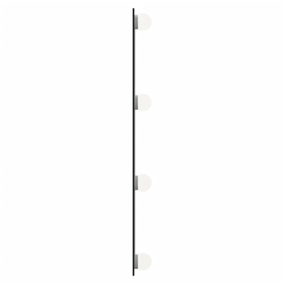 vidaXL Lustro ścienne z LED, 50x60 cm, szklane, prostokątne