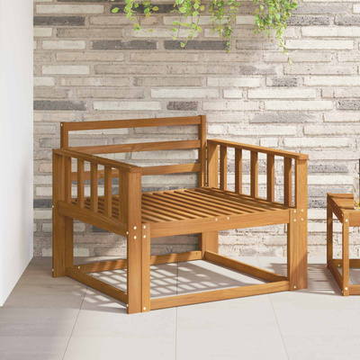 Środkowa sofa ogrodowa naturalny