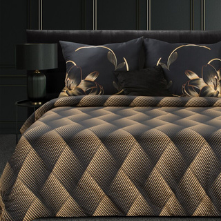 Makosatyna czarny 160x200