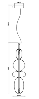 Namibia Lampa Wisząca