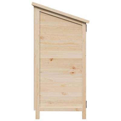 Shed ogrodowy naturalny 106 x 56 x 113,5 cm Drewno Świerkowe