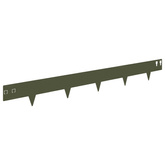 Krawężnik do trawnika 30 szt. 100 x 12 cm Stal Oliwkowy zielony