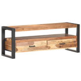 vidaXL Szafka pod TV, 120x35x45 cm, drewno z miodowym wykończeniem