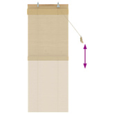 Roleta naturalny 70 x 160 cm Bambus