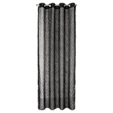 Zasłona Laurel czarna 140x250