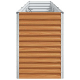 Podniesiona rabata ogrodowa 390 x 50 x 68 cm Stal Galwanizowana