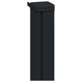 Rozkładany boczny markiz Szary 600 x 160 cm Poliester