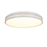 Montana Lampa sufitowa plafon biały+złoty 24w led 40 cm klosz biały