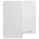 Szafka narożna, "Lyon", biała, 57x57x60 cm