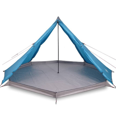 vidaXL Namiot rodzinny tipi, 8-os., niebieski, wodoszczelny model standard