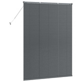Żaluzje weneckie Ciemnoszary 175 x 130 cm Aluminium