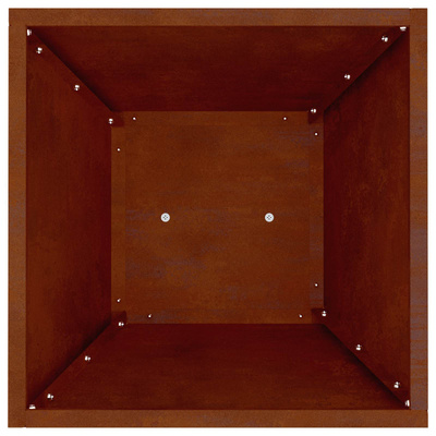 Donica słupowa Srebrny 35 x 35 x 73 cm