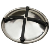 vidaXL Palenisko i grill 2-w-1, z pogrzebaczem, 56x56x49 cm, stal