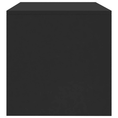 vidaXL Szafka pod TV, czarna, 120x40x40 cm, materiał drewnopochodny