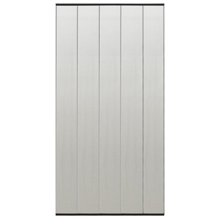 Moskitiera na drzwi, 5-panelowa, czarna, 120x240 cm