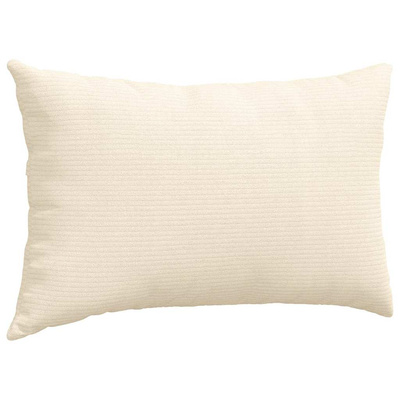 Poduszki na sofę 2 pcs Kremowy 50 x 30 cm Tkanina sztruksowa