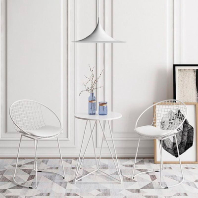 Lampa Wisząca Skandynawska Biała E14 Abruzzo Oslo