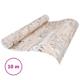 Tapeta 3D z kamieniem Beżowy 10 x 0,53 m Tkanina nienałożona