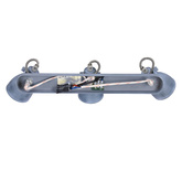 Lampa ścienna listwa 3X40W GU10 szary mat ASH 93-64301