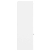 vidaXL Szafka, biała, 60x29,5x90 cm, materiał drewnopochodny