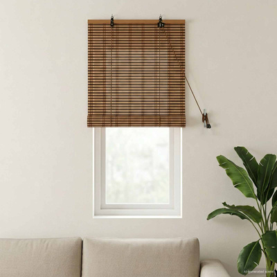 Roleta brązowy 50 x 160 cm Bambus