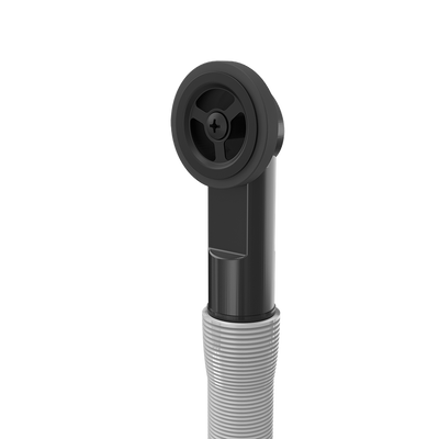 Odpływ zatyczkowy 3 1/2" z syfonem 2-komorowy Power Colour pure carbon (GRANIT-pionowy), save space