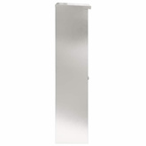 Skrzynka na przesyłki z drzwiami Srebrny 44,5 x 29 x 110,5 cm