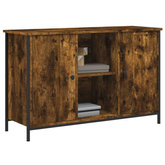 vidaXL Szafka pod TV, przydymiony dąb, 100x35x65 cm