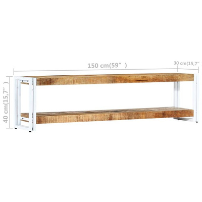vidaXL Szafka pod TV, 150 x 30 x 40 cm, lite drewno mango