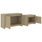 vidaXL Szafka pod TV, dąb sonoma, 146,5x35x50 cm