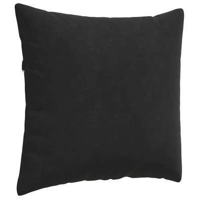 Poduszki na sofę 2 pcs Czarny 50 x 50 cm Tkanina sztruksowa