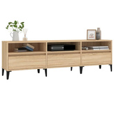 vidaXL Szafka pod TV, dąb sonoma, 150x30x44,5 cm
