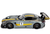 Auto R/C Mercedes AMG GT3 Rastar 1:14 Szare na pilota