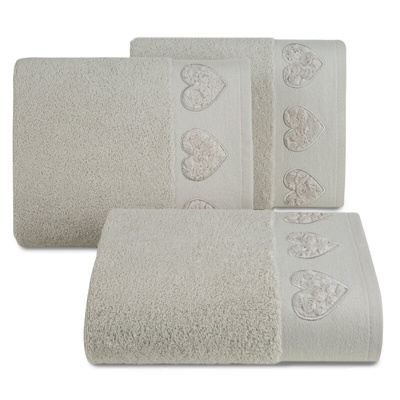 Ręcznik Kamila szary 50x90