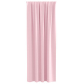 Firany blackout z kółkami 2 pcs Dziecięcy róż 260 x 140 cm