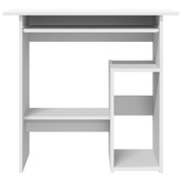 Biurko, białe, 80x45x74 cm, materiał drewnopochodny