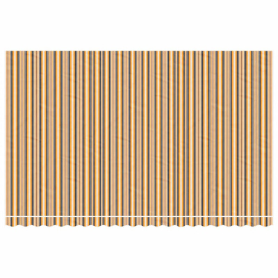 Zapasowa tkanina na markizę, pomarańczowo-czarna, 5x3 m, poliester