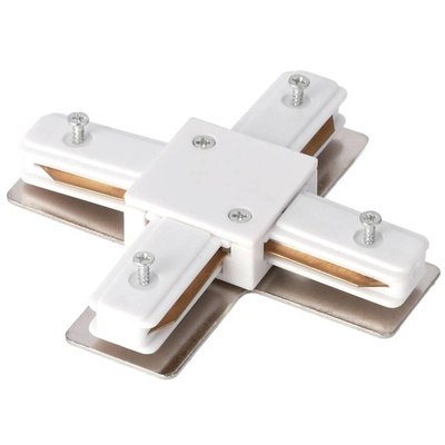 Łącznik X do szyny SEVA X Connector White, biały EDO777423 EDO Solutions