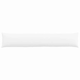 Poduszki na sofę 2 pcs Biały 200 x 40 cm tkanina