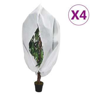 Kaptury ochronne z suwakami, 4 szt., 70 g/m?, 1,2x1,8 m