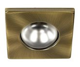 Oprawa stropowa Candellux stała kwadrat złoto patyna 2276005