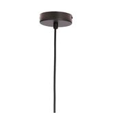MOLDO lampa wisząca czarny 1x40W E27 klosz dymiony  31-35080