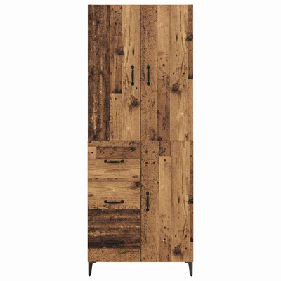 Highboard Stare drewno 69,5 x 34 x 180 cm Drewno inżynieryjne