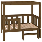 vidaXL Legowisko dla psa, miodowybrąz95,5 x 73,5 x 90cm,drewno sosnowe